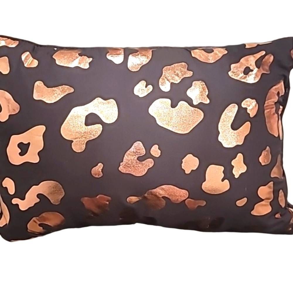 Thalia Sodi Gold Foil Leopord Accent Pillow